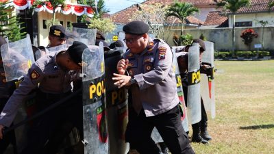 Asah Keterampilan Personel, Sat Samapta Polresta Magelang Lakukan Latihan Dalmas