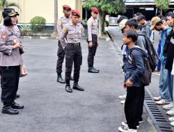 Polresta Magelang Pulangkan Puluhan Pelajar Kedapatan Ngrembol