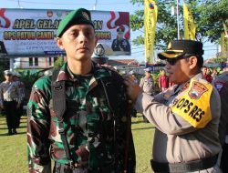 Polres Kudus Laksanakan Apel Gelar Pasukan Operasi Patuh Candi 2023