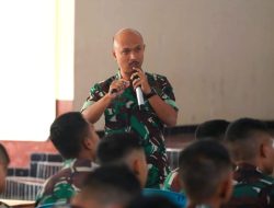 Satgas Pamtas RI-Malaysia Yonarmed 11 Kostrad Ikuti Pembekalan Hukum