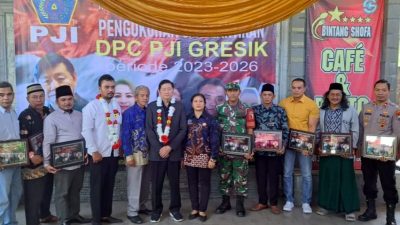 Sah, Kepengurusan DPC PJI Gresik Dikukuhkan