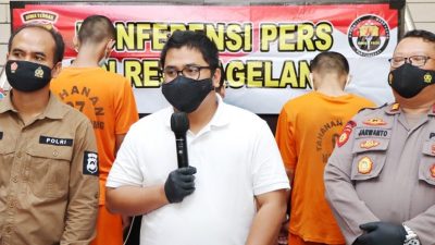 Salahgunakan Narkotika, Dua Pemuda Diamankan Satresnarkoba Polresta Magelang