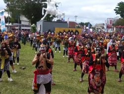 Diinisiasi Polres Magelang Kota, Tari Sluku-Sluku Bathok Pecahkan Rekor MURI