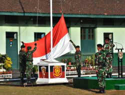 Tumbuhkan Jiwa Patriotisme, Yonarmed 11 Kostrad Laksanakan Upacara Bendera
