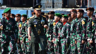Gubernur Akmil Pimpin Upacara Bukadik dan Laporan Pemberangkatan Dikcabpa