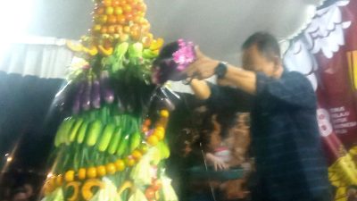 Tradisi Siram Gunungan Warnai Peringatan HUT Ke-78 Kemerdekaan RI Tingkat Desa Tumpang Krasak