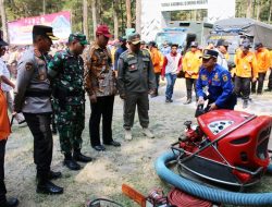 Polresta Magelang Gelar Pasukan Satgas Karhutla di TNGM Jurang Jero