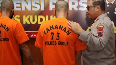 Satresnarkoba Polres Kudus Berhasil Tangkap Dua Pengedar Sabu