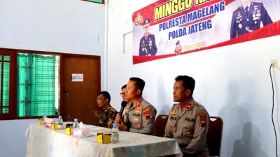 Melalui “Minggu Kasih” Jajaran Polresta Magelang Sambangi Sekolah Tinggi Ilmu Teologi