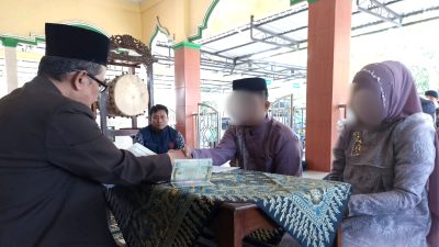 Unik, Tahanan Menikah di Masjid Al Muttaqien Mapolresta Magelang