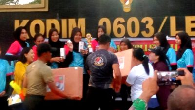 Persit Brigif Mekanis 14/ Mandala Yudha Juara 2 Bola Voli Kodim 0603/ Lebak