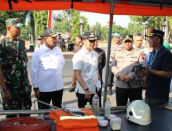 Polres Kudus Laksanakan Apel Gelar Pasukan Penanganan Karhutla