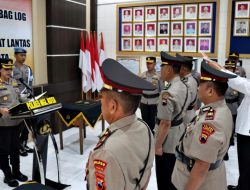 AKBP Yolanda Pimpin Upacara Sertijab Tiga Pejabat di Polres Magelang Kota