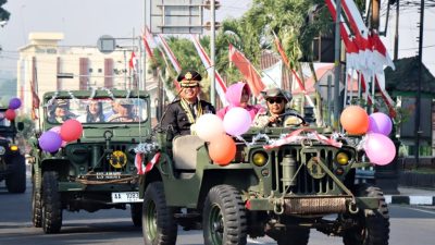 Haru dan Bahagia Warnai Pelepasan Purna Tugas 7 Personel Polres Magelang Kota