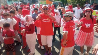 Peringati HUT Ke-78 Kemerdekaan RI, Warga Desa Kramat Kudus Ikuti “Mlaku Bareng”