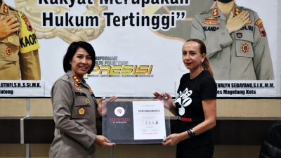 Ungkap Pencurian dan Penjualan Anjing Ilegal, Polres Magelang Kota Terima Penghargaan dari DMFI