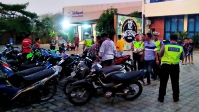 Razia Balap Liar, Polres Kudus Amankan 29 Sepeda Motor