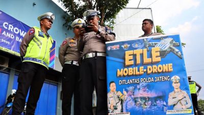 Lima Menit, 15 Pelanggaran Lalulintas Ter-Capture ETLE Drone di Kota Magelang