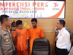 Polresta Magelang Amankan Dua Pemuda Pelaku Pengeroyokan di Sawitan