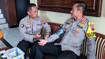 Pastikan Kondisi Fisik Prima, Para Pejabat Utama Polresta Magelang Ikuti Pemeriksaan Kesehatan