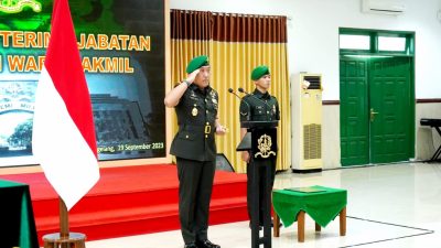 Gubernur Akademi Militer Pimpin Sertijab Widyaiswara Bidang Teknik Akmil