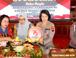 Puncak Perayaan Hari Jadi Ke-75 Polwan RI Tahun 2023, Polres Magelang Kota Gelar Syukuran