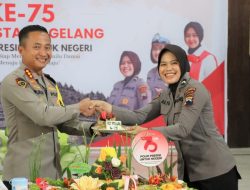 Tasyakuran HUT Ke-75 Polwan RI, Begini Pesan Kapolresta Magelang