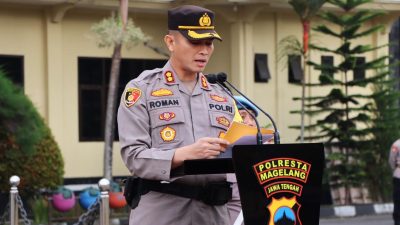 Polresta Magelang Laksanakan Upacara Haornas Ke-40