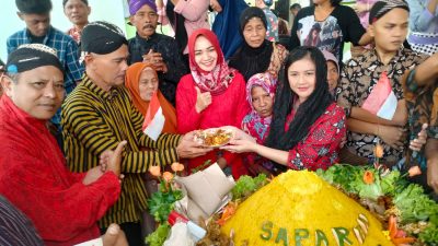 Vita Ervina Hadiri Tradisi Saparan dan Merti Dusun di Desa Prajegsari Magelang