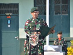 Yonarmed 11 Kostrad Laksanakan Upacara Peringatan Hari Sumpah Pemuda