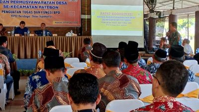 Tingkatkan SDM, Paguyuban BPD Kecamatan Patebon Gelar Rapat Koordinasi