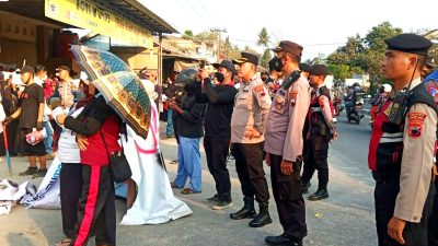 Polresta Magelang Lakukan Pengamanan Aksi Damai di Sucen Salam