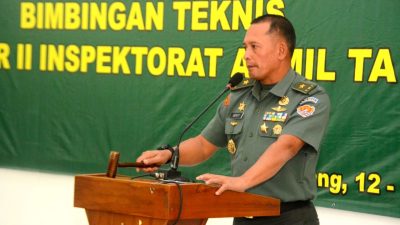 Bimbingan Teknis Inspektorat TA 2023 Akademi Militer, Resmi Dibuka
