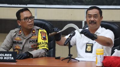 Polres Magelang Kota Amankan Remaja Pembawa Sajam Saat Berkendara