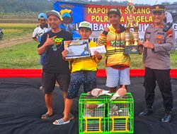 Dukung Pemilu Damai dan Kondusif, Polsek Secang Gelar Lomba Merpati Kolong