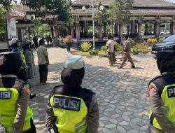 Polresta Magelang Bantu Pengamanan Muslimat NU Bersholawat