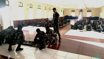 Prajurit Yonarmed 11 Kostrad Laksanakan Pelatihan Trauma Tempur