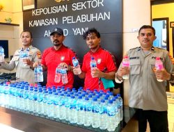 Dalam Sehari, Polsek Kawasan Pelabuhan Ahmad Yani Dua Kali Lakukan Razia Miras