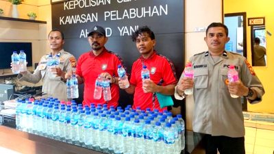Dalam Sehari, Polsek Kawasan Pelabuhan Ahmad Yani Dua Kali Lakukan Razia Miras