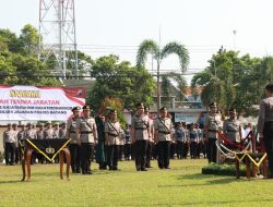 Kapolres Batang Pimpin Upacara Sertijab Sejumlah Perwira