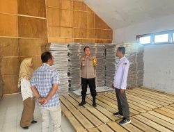 Kapolres Sinjai Pastikan Keamanan Gedung Logistik KPU