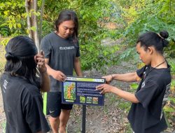 Edukasi Wisata Pembuatan Sign Informasi di Wisata Outbound Alas Prambon bersama Mahasiswa Bina Desa UPN “Veteran” Jawa Timur