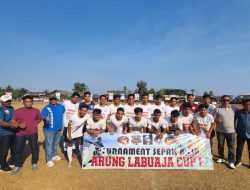 Di Bawah Binaan H. Muslimin, 99 Community FC Runner Up di Arung Labuaja Cup I