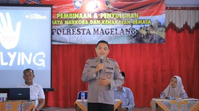 Ciptakan Generasi Pelajar Tangguh, Polresta Magelang Laksanakan Binluh