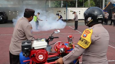 Damkar Mini, Inovasi Polsek Durenan Atasi Medan Sulit Dalam Pemadaman Karhutla