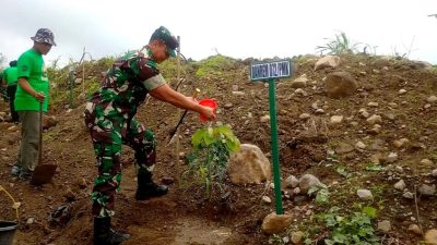 Danrem 072/Pamungkas Pimpin Kegiatan Penghijauan di Srumbung Magelang