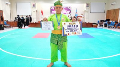 Tanpa Persiapan Cukup, Akbar Raih Prestasi di Ajang Pencak Silat Taruna Nusantara Cup XIII