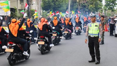 Polri Berikan Apel Pengamanan Parade Laskar PKB Magelang Raya