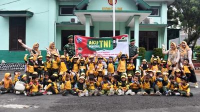 Kodim 0716/Demak Kedatangan Field Trip PAUD Terpadu Dewaruci Kids