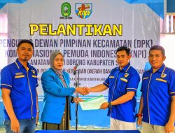 Pengurus DPK KNPI Sinjai Borong Resmi Dilantik, Ada Pesan Penting Disampaikan